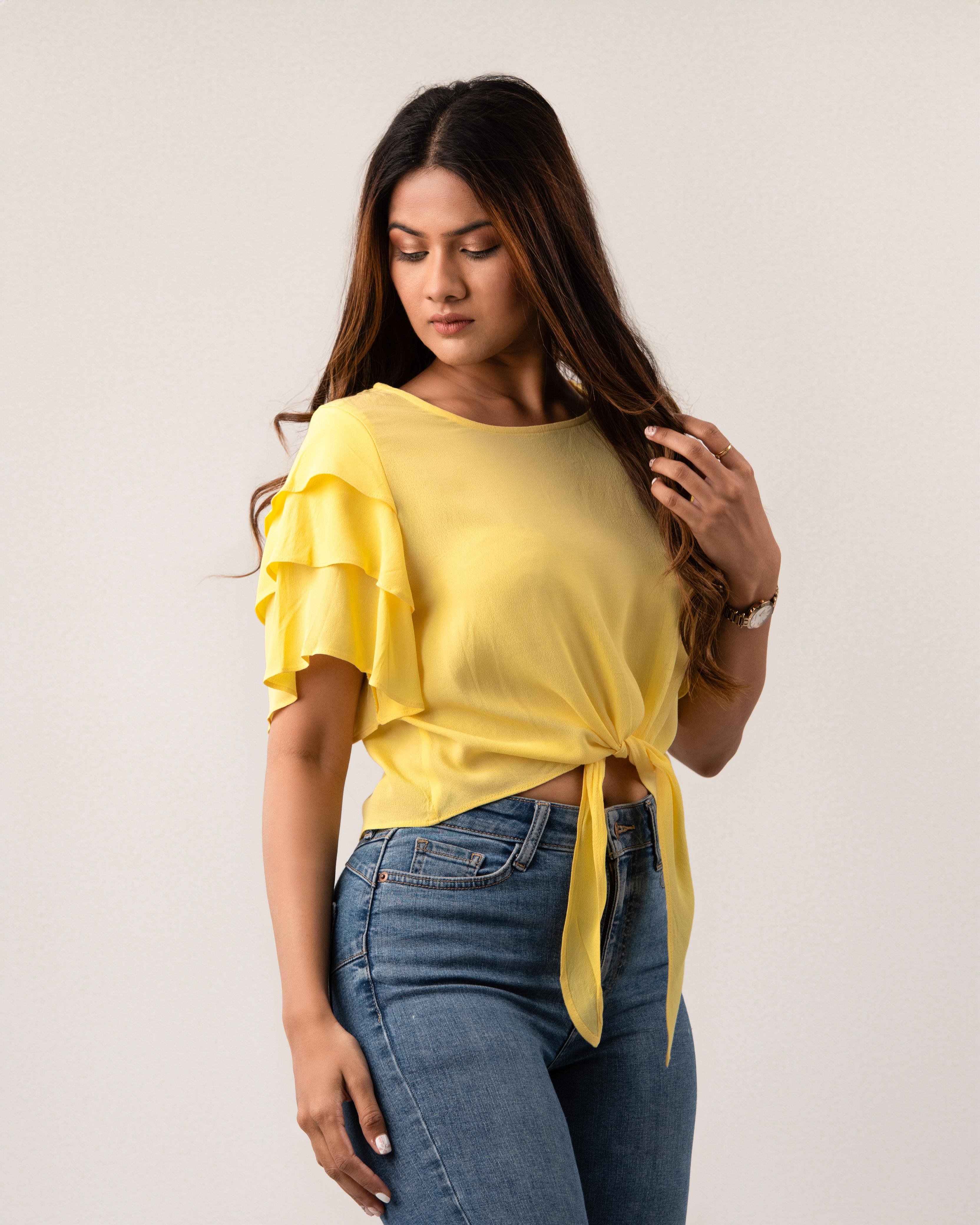 Sunny Ruffle Delight Top